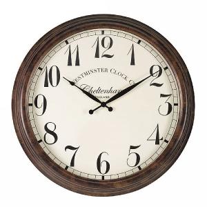 Outside In Cheltenham Wall Clock 23in
