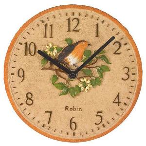 Robin Wall Clock 8"
