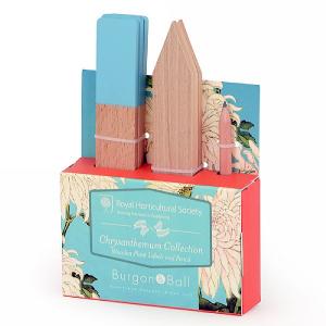 Burgon & Ball Chrysanthemum Wooden Plant Labels