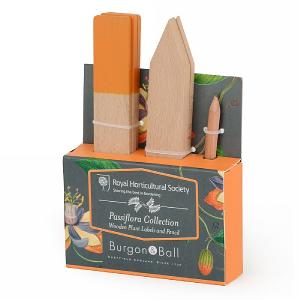 Burgon & Ball Passiflora Wooden Plant Labels