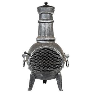 Arriba Medium Chimenea Pewter