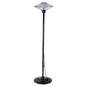 Black Electric Heater 1500W