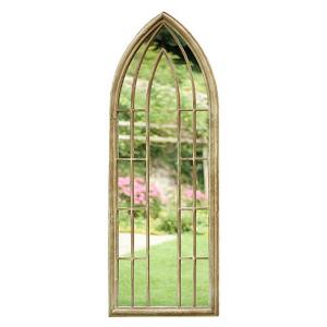 Large Arch Wall Mirror Stone Effect