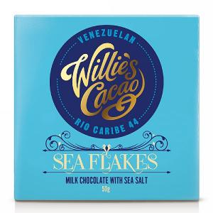 Willie's Cacao Sea Flakes Milk Chocolate 50g