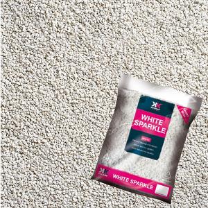 Kelkay White Sparkle Handy Bag