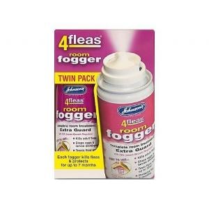 Johnson's 4Fleas IGR Room Fogger Twin Pack