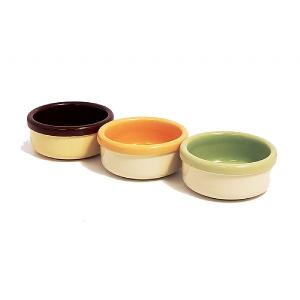 Rosewood 3.5" Ceramic Two-Tone Bowl