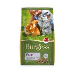 Burgess Excel Nuggets & Mint Light Rabbit Food 2kg