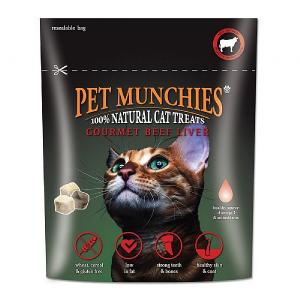 Pet Munchies Cat Treats Gourmet Beef Liver 10g