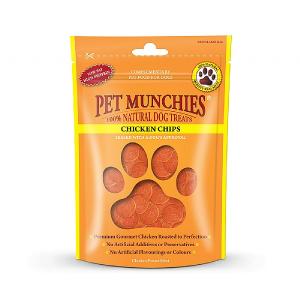 Pet Munchies Natural Chicken Chips 100g