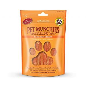 Pet Munchies Natural Chicken Strips 90g