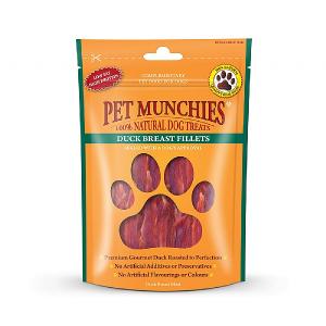 Pet Munchies Natural Duck Breast Fillets 80g