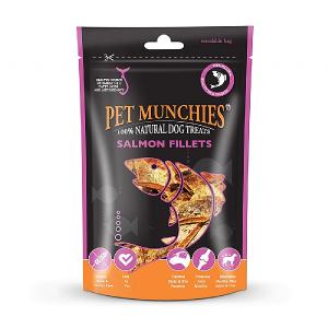 Pet Munchies Natural Salmon Fillets 90g