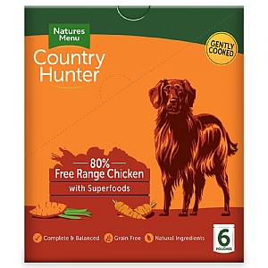 Natures Menu Country Hunter Dog Adult Dog Pouch Chicken (6x150g)