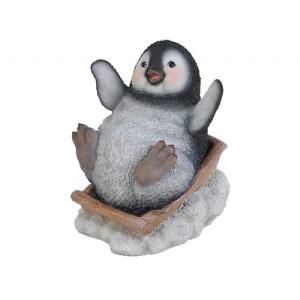 Vivid Arts Playful Sledging Penguin (14cm)