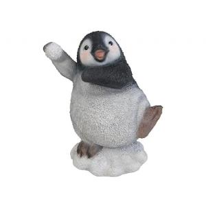 Vivid Arts Playful Snowballing Penguin (14cm)