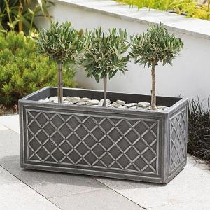 Stewart Garden 70cm Lead Effect Trough - Pewter