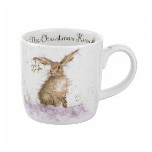 Portmeirion Wrendale The Christmas Kiss Mug (Hare)