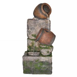 Kelkay Stone Wall Trickle Water Feature with LED Lights