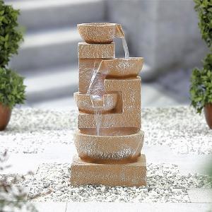 Kelkay Sparkling Bowls Water Feature with LED Lights