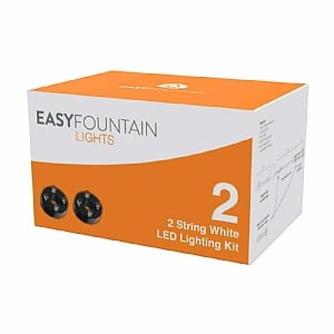 Easy Fountain 2 String White Led Lighting Kit