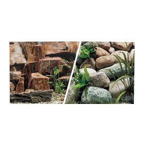 Marina 46cm (18") Rocky Canyon & Riverbed Aquarium Background
