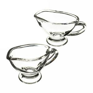 Artesa Set of 2 Glass Mini Sauce Boats