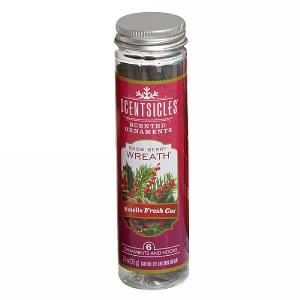 Scentsicles Snowberry Wreath Fir Scented Ornaments Pack of 6