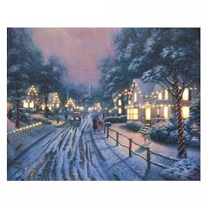 Hometown Xmas Memories LED Canvas