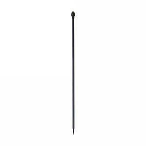 Triple Arch 116cm Finial Fence Post - Black