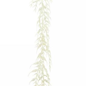 White Leaf Garland 180cm