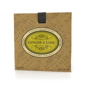 Naturally European Ginger & Lime Fragrance Sashet