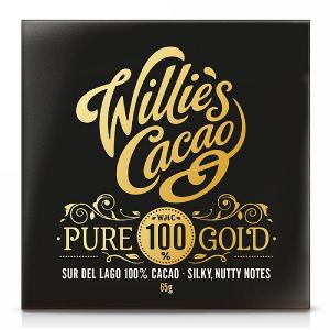 Willie's Cacao Pure 100% Gold Dark Chocolate 65g