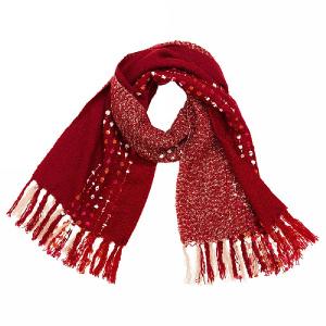 Red Knitted Scarf