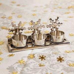 Snowflakes 3 Tea Light Holder