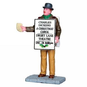 Lemax Sandwich Board Man