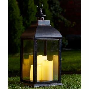 Smart Garden Triple Pillar Lantern (Battery Operated)