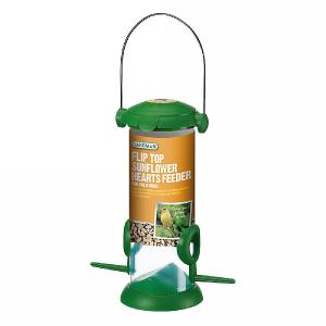 Gardman Wild Bird Care Flip Top Sunflower Hearts Feeder