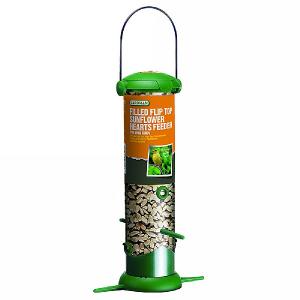 Filled Flip Top Sunflower Hearts Feeder