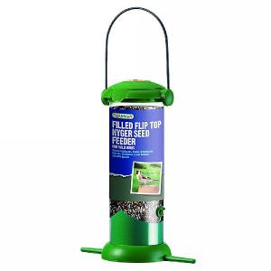 Filled Flip Top Nyger Seed Feeder