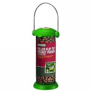 Filled Flip Top Peanut Feeder