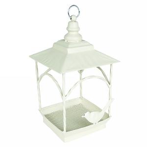 Decorative Pavilion Seed Feeder Cream