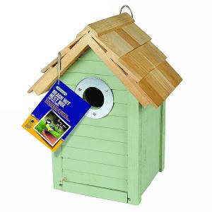 Beach Hut Nest Box - Sage Green