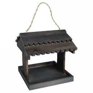 Wood Hanging Bird Table