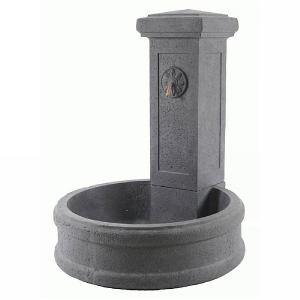 Pillar & Tap Water Feature - Grey