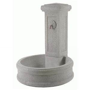 Pillar & Tap Water Feature - Antique White