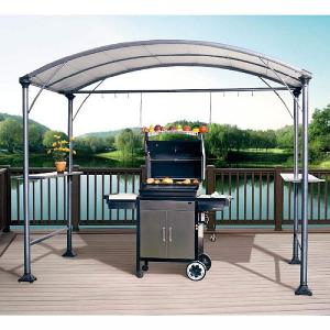 Memphis Grill Gazebo - Dark Brown