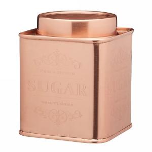 Le'Xpress Stainless Steel Copper Finish Sugar Tin