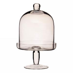 Master Class Artesa Glass Domed Footed Serving Stand