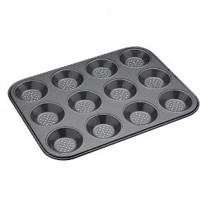 Masterclass Crusty Bake Non-Stick Shallow Baking Tin - 12 Hole